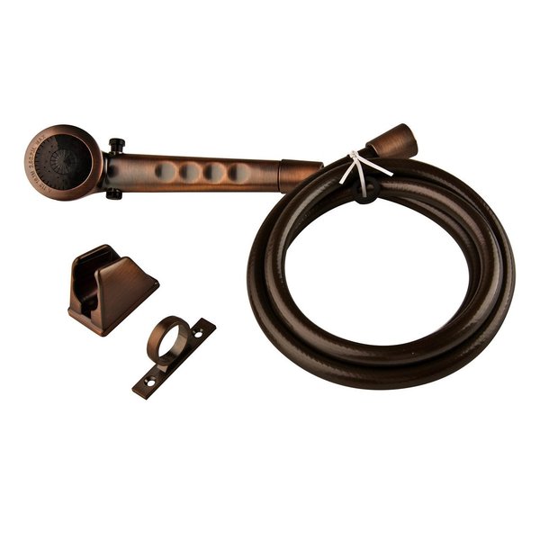 Dura Faucet RV SHOWER HEAD & HOSE - OIL RUBBED BRONZE DF-SA130-ORB